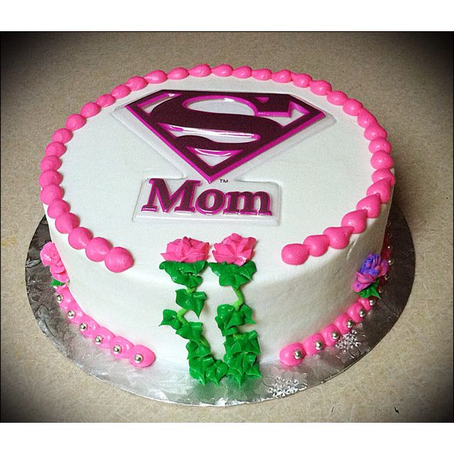 Supermom Cake Design Images (Supermom Birthday Cake Ideas) | Birthday cake, Supermom  cake design, Cake