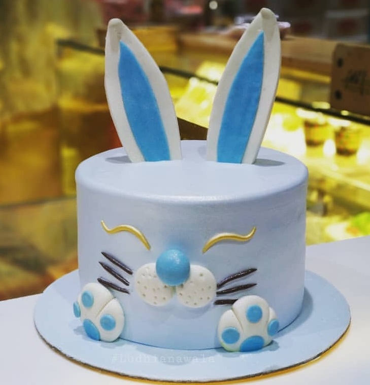 Rabbit Theme Cake (1Kg) - Cake Carnival| Online Cake | Fruits | Flowers and  gifts delivery