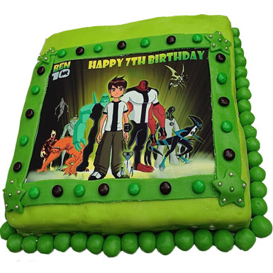Ben10 Theme Cake (1Kg) - Cake Carnival| Online Cake | Fruits | Flowers and  gifts delivery