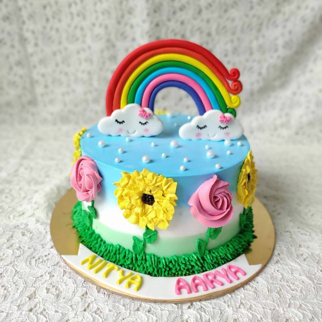 Nature Theme Kids Cake (1Kg) - Cake Carnival| Online Cake | Fruits ...